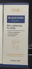 Bleaching Cream Skin Lightening for Body Dark Spot Correct 03/2028 WMK