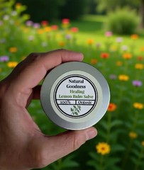 Healing & Hydrating Lemon Balm Salve #NaturalGoodness