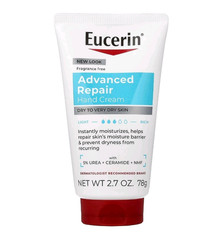 Eucerin Advanced Repair Hand Cream Fragrance-Free Dry Skin Moisturizer 2.7 oz