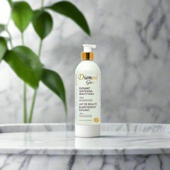 Diamond Glow Elegant Whitening Beauty Milk 500 ml. FREE SOAP