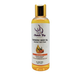 Claircin Key Turmeric Body Oil 200ml | Organic Body & Face Moisturizing Oil.