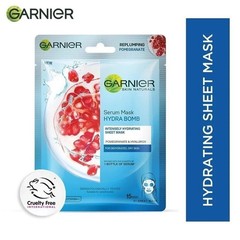 Garnier Skin Naturals Face Serum Sheet Mask – Pack of 10 – Free Shipping