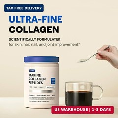 Cevitol Marine Collagen Peptides – Hydrolyzed 1 Pound (Pack of 1), White