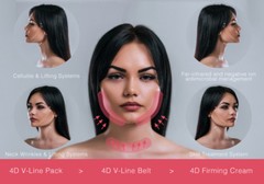 Double Chin Remover Face Lifting Firming Shaping Vela Contour 5 patches, masks