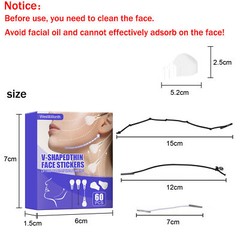 20/60/80Pcs V Tapes Shape Tape Anti Wrinkle Instant Face Neck Eye Lift Face Lift
