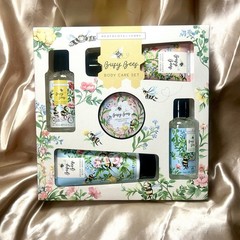 Heathcote & Ivory Busy Bees 5 Pc Body Care Gift Set Thyme Rose Honey New