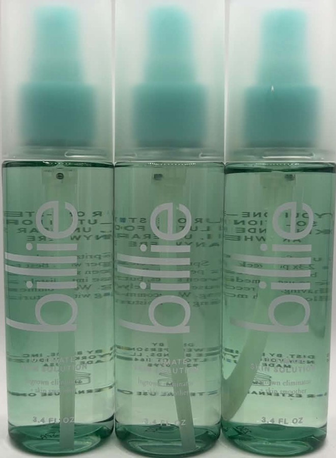 3PK Billie Ultimate Skin Solution ~ 3.4 FL OZ EACH ~ Ingrown Eliminator ~ NEW