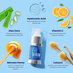 Eye Firm Antioxidant Nano Serum – with 0.5 Fl Oz (Pack of 1), Clear