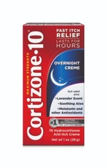 Cortizone-10 Overnight 1% Hydrocortisone Anti-Itch Creme Maximum Strength 1oz