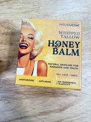 lot of 2 INSURMEDIC Whipped Tallow Honey Balm 3.2oz/108mL Moisturizer Anti-Aging