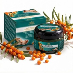 Sea Buckthorn Cream for Dry Skin Omega 7 Hand and Body Moisturizer Fast Absorbin