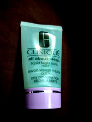 CLINIQUE All About Clean Liquid Facial Soap Mild Dry Combination 1oz/30mL Travel
