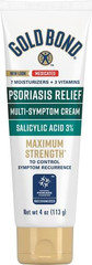Multi-Symptom Psoriasis Relief Cream, 4 Oz., Irritated, Scaling Skin, and Itchy