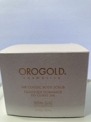 orogold cosmetics 24k classic body scrub 9.7 oz new/sealed
