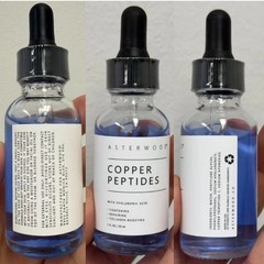 Asterwood Copper Peptides + Hyaluronic Acid Face Serum Tightening 1 fl oz