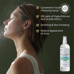 Hypochlorous Acid Spray for Face and Skin. 8 Fl Oz (Pack of 1)
