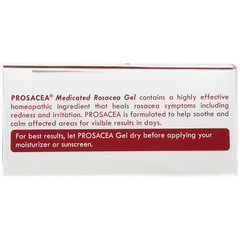 Prosacea ROSACEA GEL Relief: Redness Pimples Irritation MEDICATED HOMEOPATHIC