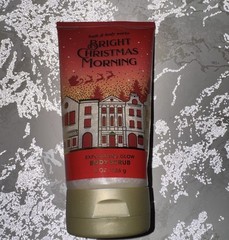 🌸Bath And Body Works Bright Christmas Morning Exfoliating Glow Scrub Full Size