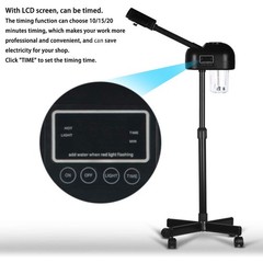 AceFox LCD Ozone Facial Steamer Professional for Clean Skin, Skin Care Use at…
