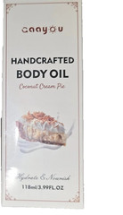 Caayou Handcrafted Body Oil Coconut Cream Pie 118 ml Hydrating Exp 9/2027