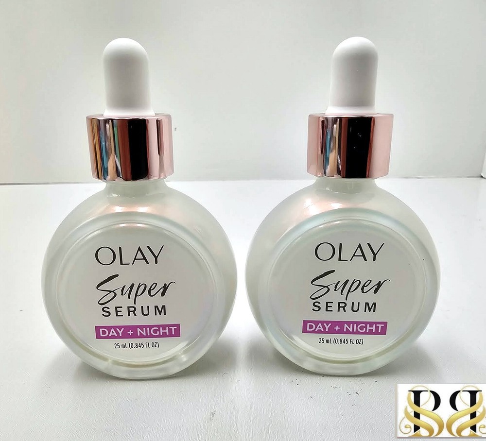 Olay Super Serum 5-in-1 Anti-Aging Face Serum 25ml 0.845oz (2 PACK)