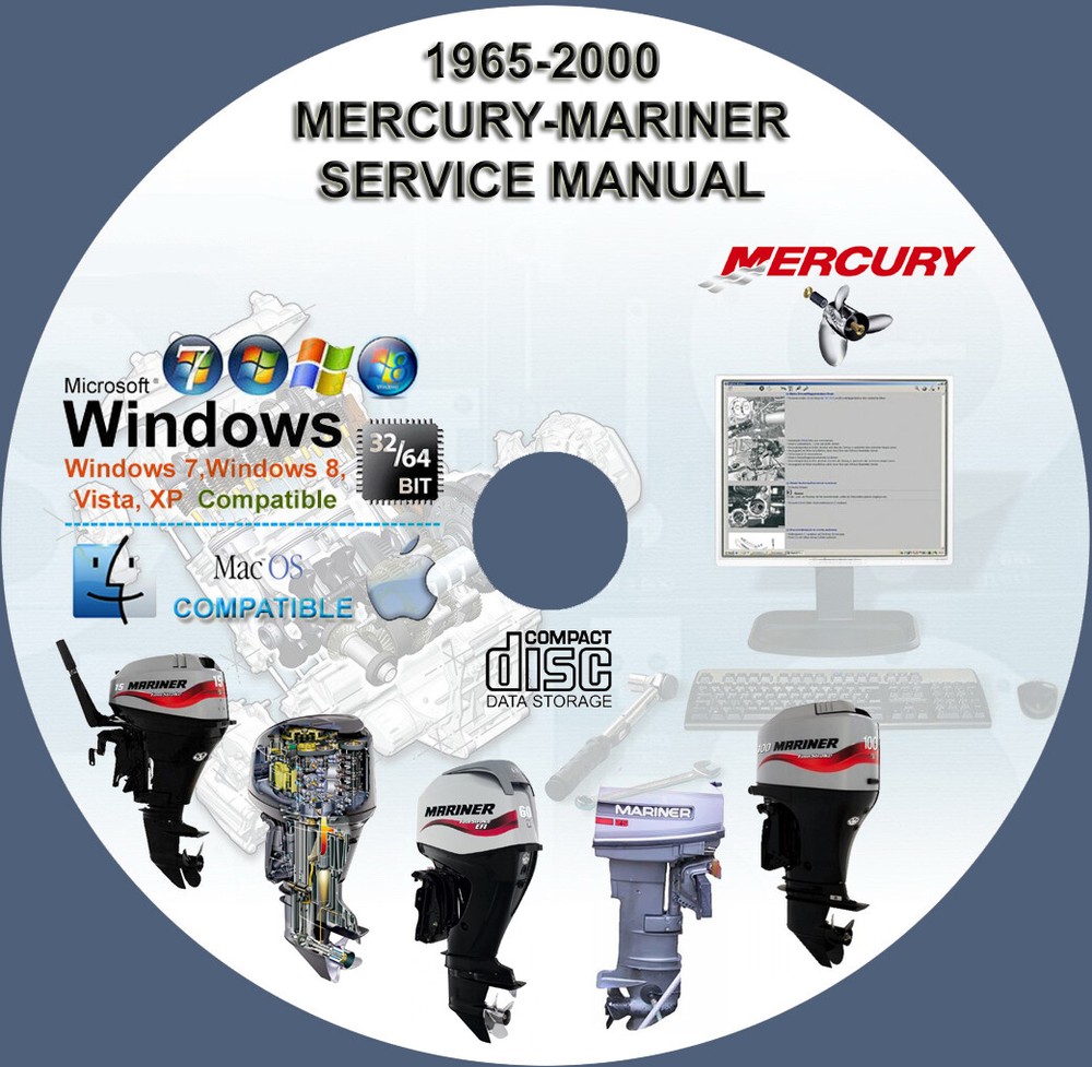 MERCURY MARINER OUTBOARD 1965-2000 ALL MODELS SERVICE REPAIR WORKSHOP MANUAL
