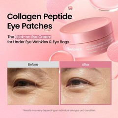 BIODANCE Collagen Peptide Eye Patches, Anti Wrinkle & Smile Line Patches for Fac