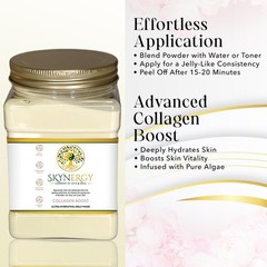 Collagen Boost Hydro Glo Jelly Mask PeelOff Vajafacial Mask All Skin 30oz 12 Apl