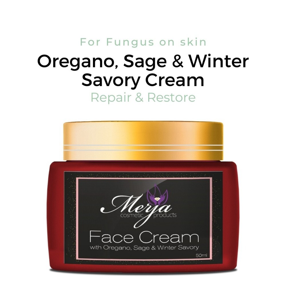 Anti Fungal Face & Hands & Body Cream with Oregano, Thyme & Winter Savory