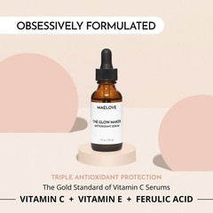 VITAMIN C SERUM Vitamin E Ferulic Acid Hyaluronic Acid Unscented 30ml MAELOVE