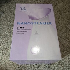 Pure Daily Care NanoSteamer Large 3-in-1 Nano Ionic Facial Steamer White/ Purple