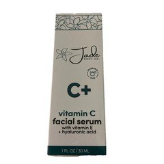 Jade Body Co C+ Serum Vitamin C Hyaluronic Acid Face 1oz