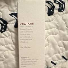 Lorde + Belle Redness Relief Booster for Face 0.07 oz w/ Niacinamide & Aloe
