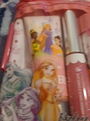 DISNEY PRINCESS LIP SMACKERS SMACKER LIP BALM TRIO & ZIP POUCH