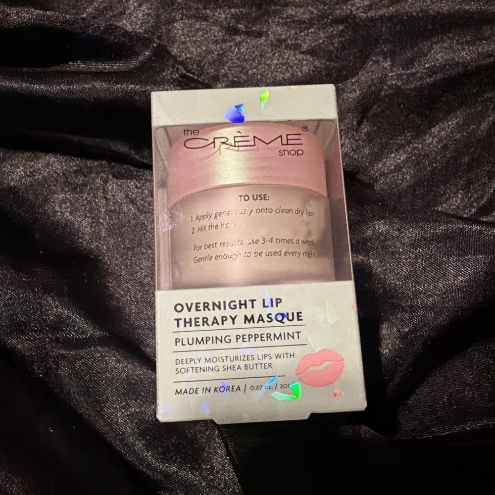 The Creme Shop Overnight Lip Therapy Masque Plumping Peppermint 0.67oz