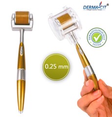 ZGTS® Titanium Derma Micro Roller Wrinkles, Acne, Scar, Beard, Hair Loss 0.25mm