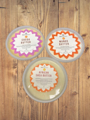 Raw Shea Butter, Raw Cocoa Butter, Raw Mango Butter, Kokum Butter, Trio Bundle