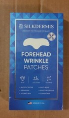 SILKDERMIS Forehead Wrinkle Patches 12 Count – Aloe, Collagen, Vitamin E, Repair