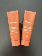 YENSA – Radiant Glow Polishing Mask – 15 ml / 0.5 fl. oz. x 2 NEW SEALED SAMPLES