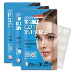 Purederm Hydrocolloid Acne Patches for Face, Blemishes & 1 Count (Pack of 3)