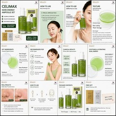 CELIMAX Noni Energy Ampoule Set 30ml + 15ml Bonus Calming Hydration K-Beauty