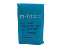 M-61 Powerful Skincare Fast Blast Cleansing Cloths Treatments 20 treatments