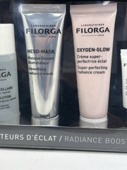 Filorga Radiance Boosters Kit: Cleaning Solution, Mask & Cream Anti-Aging NEW