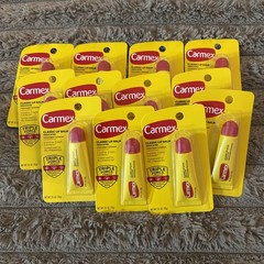 Carmex Classic Lip Balm Medicated / CAMPHOR (SYNTHETIC), PETROLATUM / SALVE 12pk