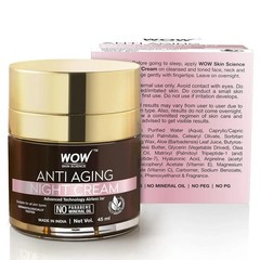 WOW Skin Science Anti-Aging Night Cream 50mL No Parabens Mineral Oil-Free y720