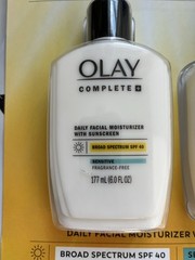 Olay Complete + Daily Facial Moisturizer SPF 40 Sensitive 6.0oz FRESH exp 10/26