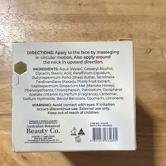 Natural Infusion Vitamin C Manuka Honey Face Cream Brightening 3.52 oz