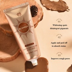 Herbal Spot Whitening Facial Mask Peel-Off Dark Spot Removal Deep Cleansing Pore