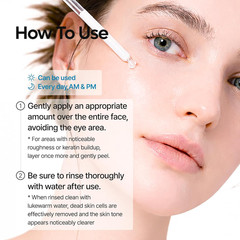 Peel Shot Glow Rice Peeling Ampoule 80Ml, Dead Skin Gentle Exfoliating Ampoule w