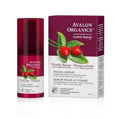 Avalon Organics Wrinkle Therapy Facial Serum with CoQ10 and Rosehip Oil 0.55oz